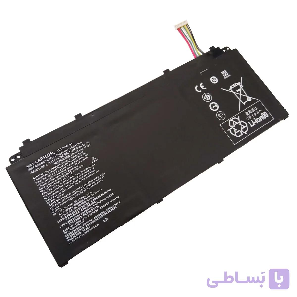 باتری اورجینال لپ تاپ ایسر Acer Aspire S5-371 AP15O5L