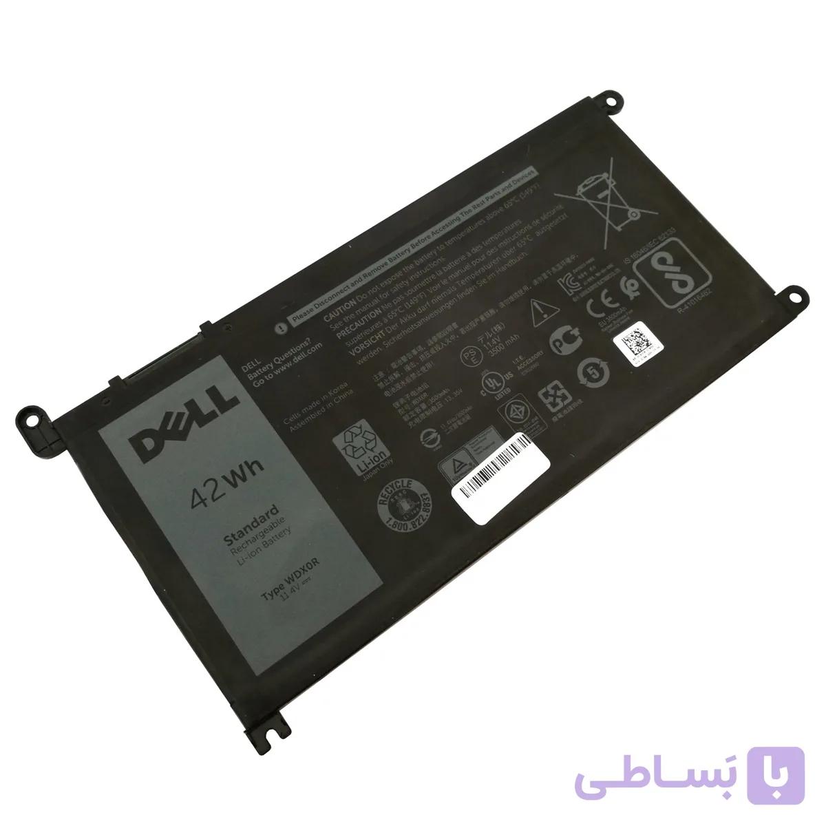 باتری اورجینال لپ تاپ دل Dell Inspiron 5567 5568 7368 7368 WDX0R — تصویر 1