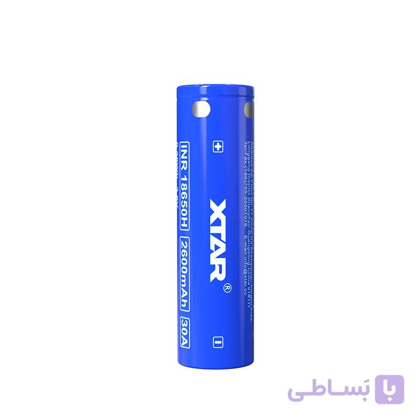 باتری قابل شارژ اکستار XTAR INR 18650H 2600mAh