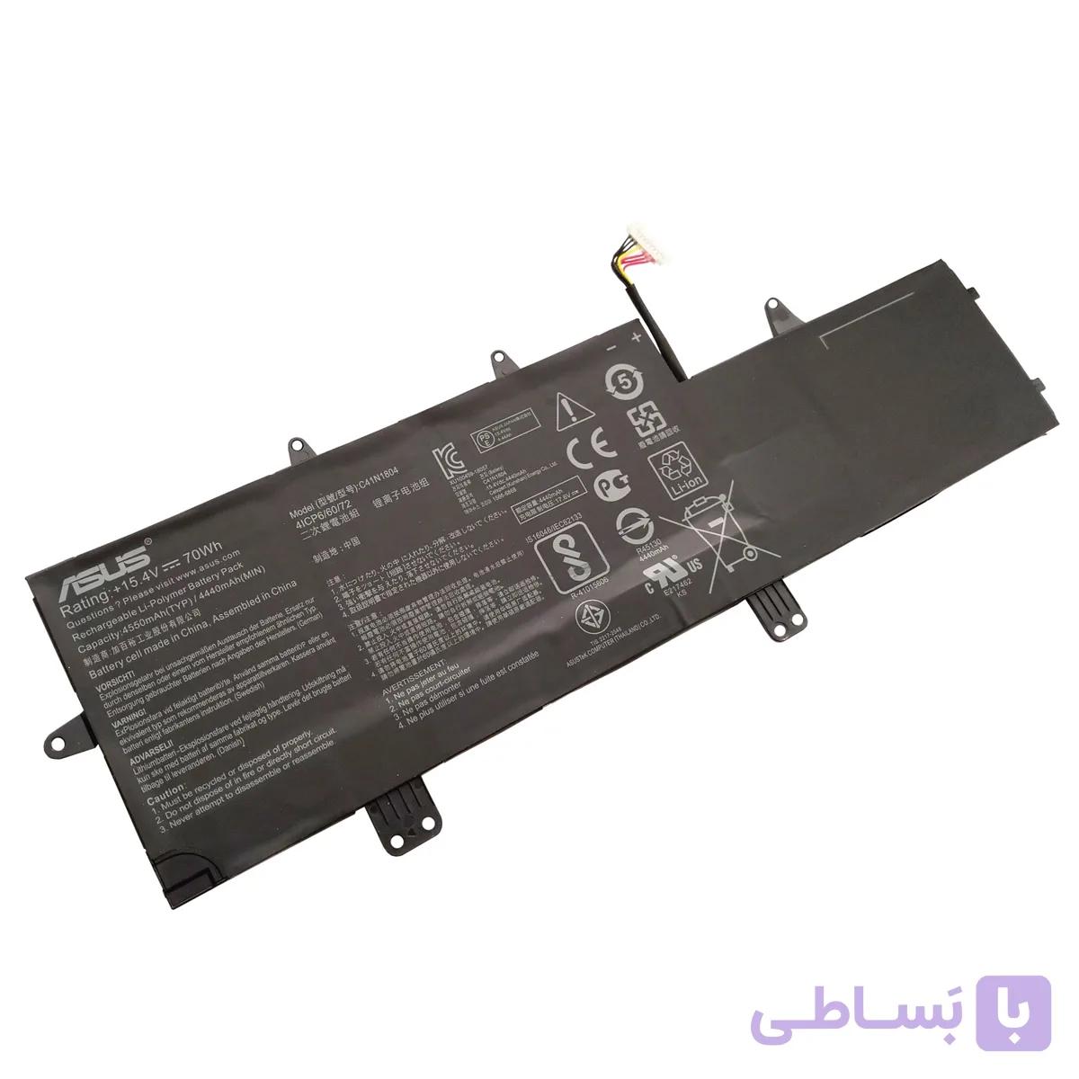 باتری اورجینال لپ تاپ ایسوس Asus ZenBook UX450 UX480 C41N1804