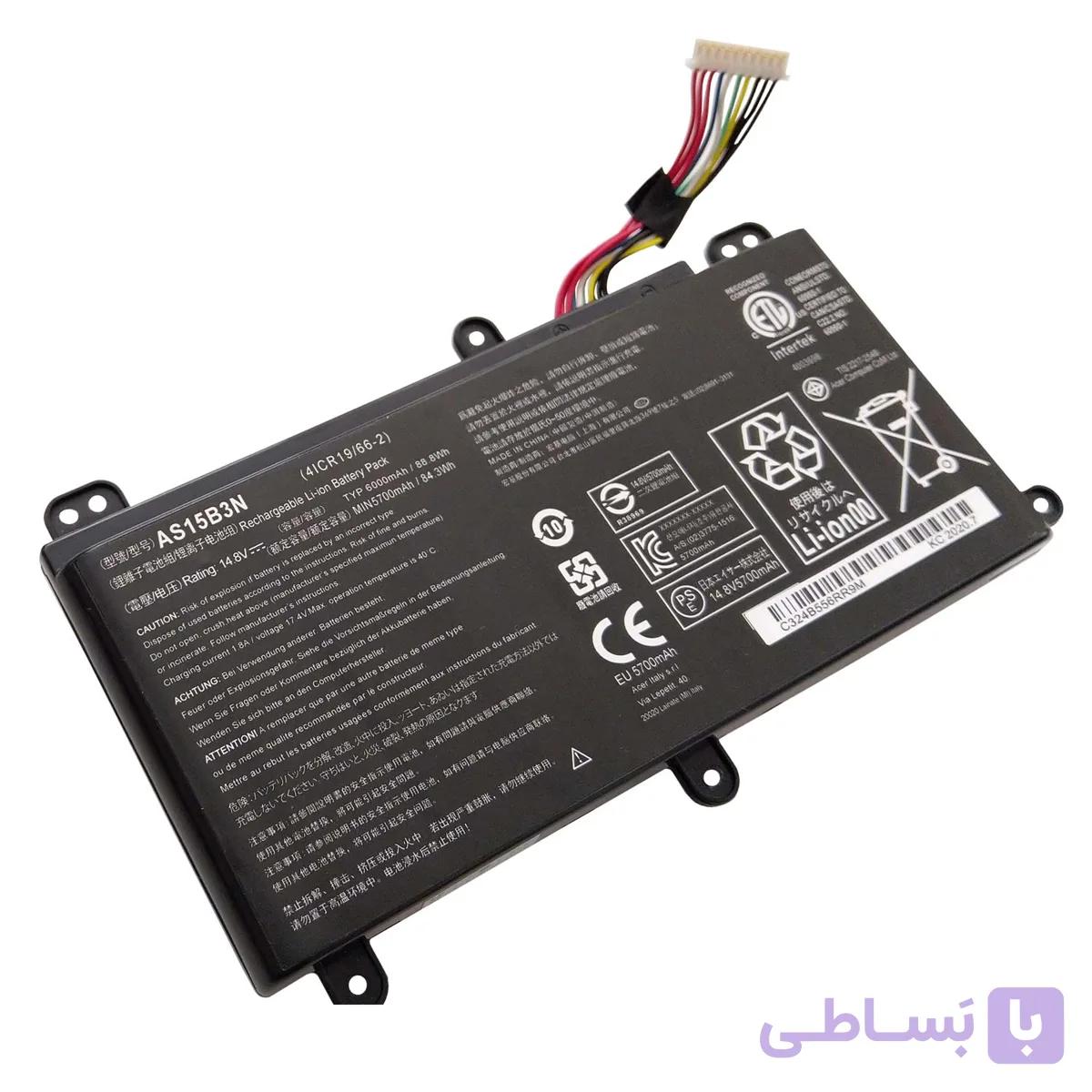 باتری اورجینال لپ تاپ ایسر Acer Predator 15 17 AS15B3N
