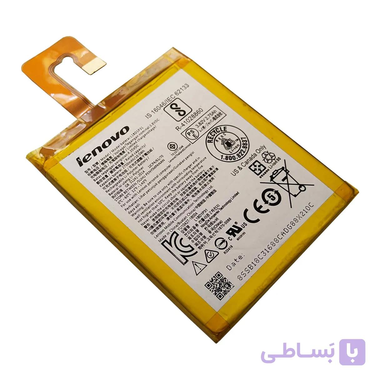 باتری اورجینال تبلت لنوو Lenovo Tab E7 L18D1P31 — تصویر 1