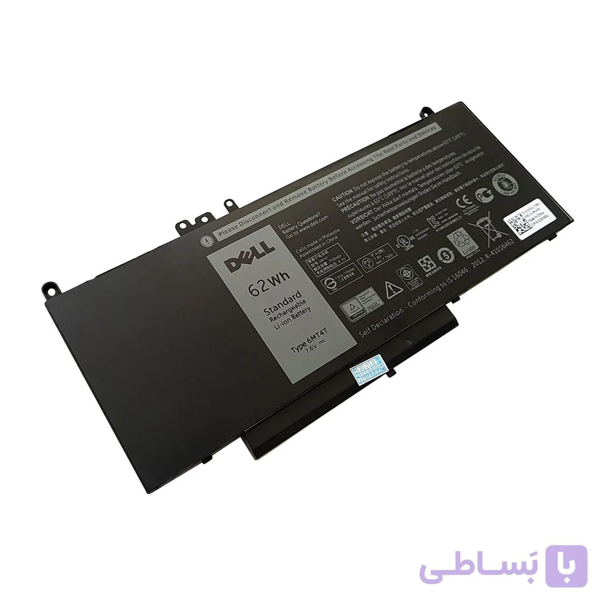 باتری اورجینال لپ تاپ دل Dell Latitude E5450 E5550 E5570 6MT4T — تصویر 1