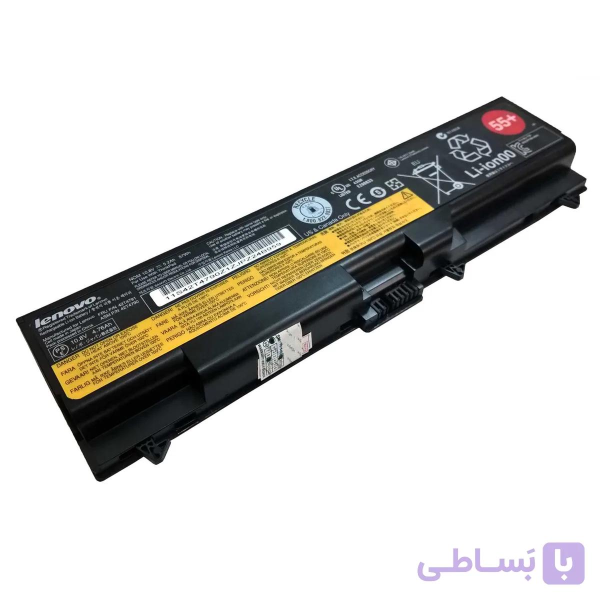 باتری اورجینال لپ تاپ لنوو Lenovo ThinkPad SL410 SL510 42T4793 — تصویر 1