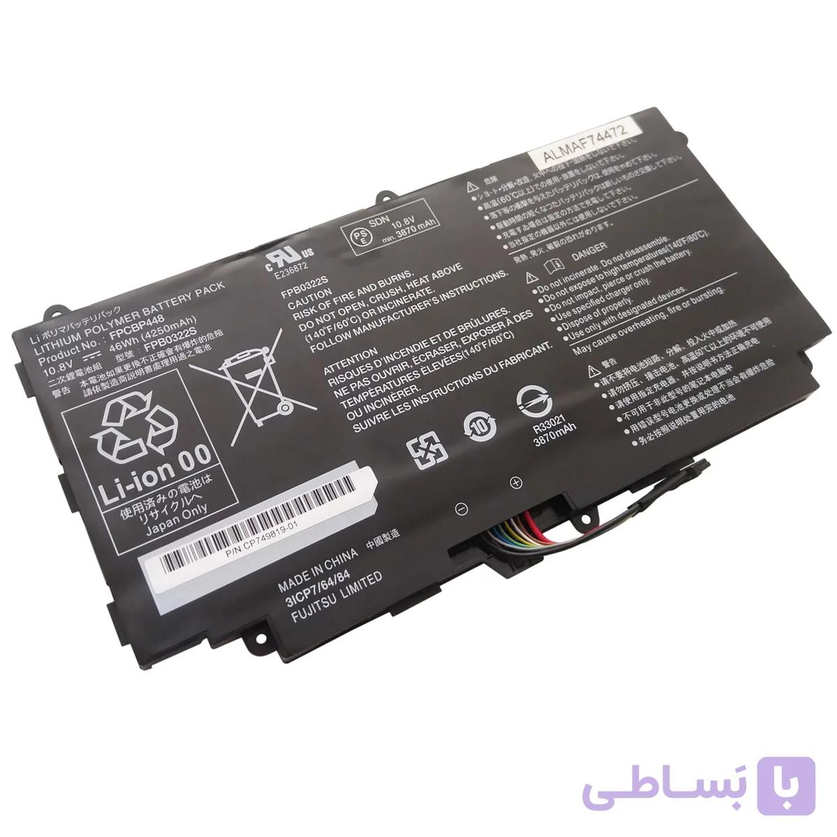 باتری اورجینال لپ تاپ فوجیتسو Fujitsu Stylistic Q736 Q737 Q775 FPCBP448