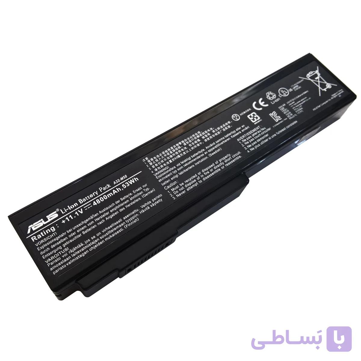 باتری اورجینال لپ تاپ ایسوس Asus N43 N53 A32-M50