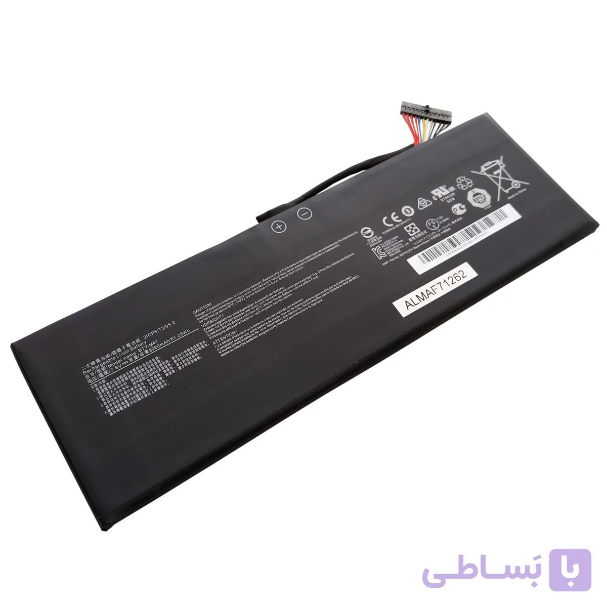 باتری اورجینال لپ تاپ ام اس آی Msi GS40 GS43 BTY-M47