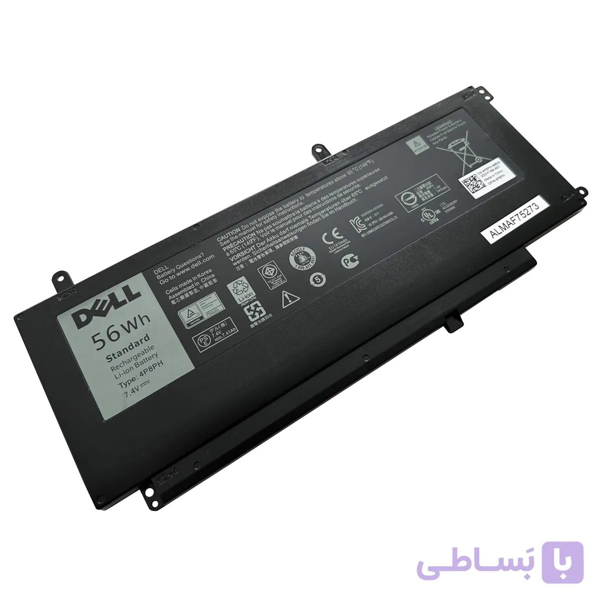باتری اورجینال لپ تاپ دل Dell Inspiron N7547 N7548 4P8PH