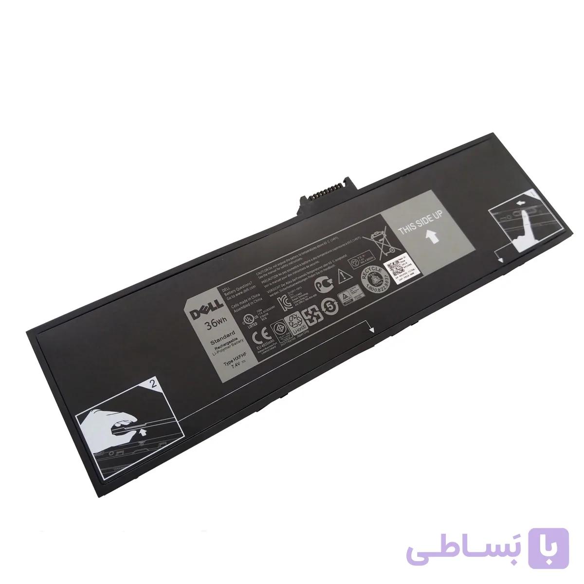 باتری اورجینال لپ تاپ دل Dell Venue 11 Pro 7130 7139 7140 HXFHF — تصویر 1
