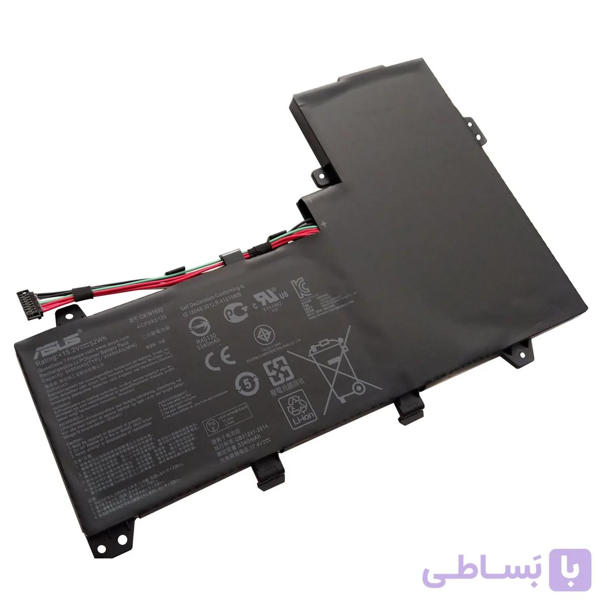 باتری اورجینال لپ تاپ ایسوس Asus Zenbook UX560U Q534U C41N1533 — تصویر 1