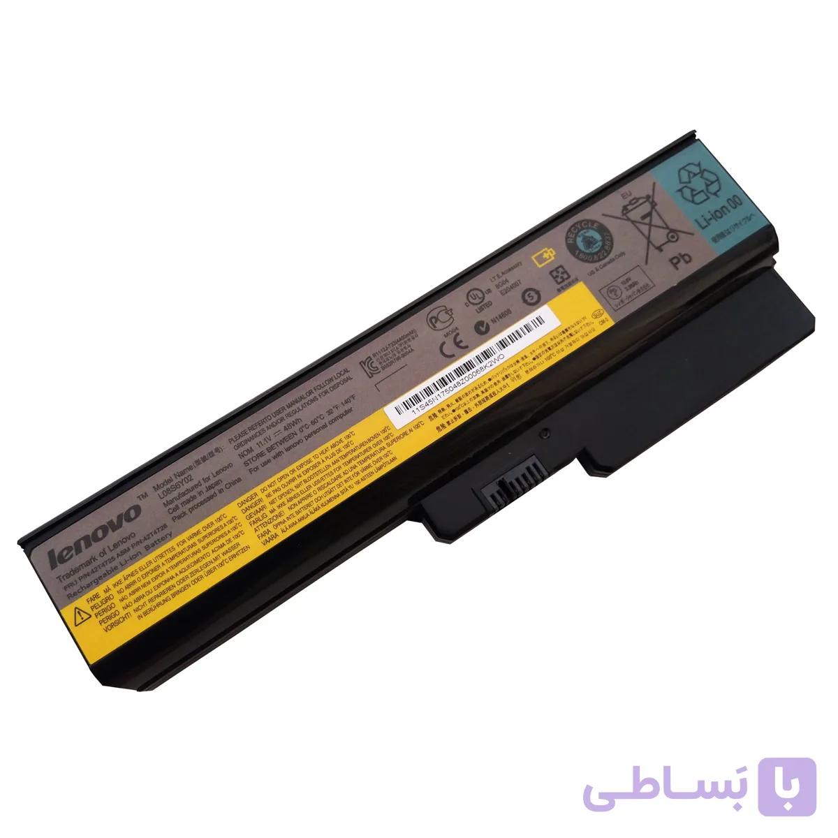 باتری اورجینال لپ تاپ لنوو Lenovo G430 G530 L08L6C02 — تصویر 1
