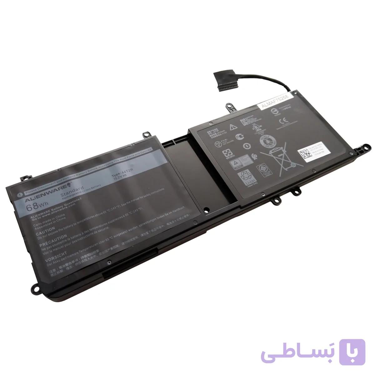 باتری اورجینال لپ تاپ دل Dell Alienware 15 R3 R4 44T2R