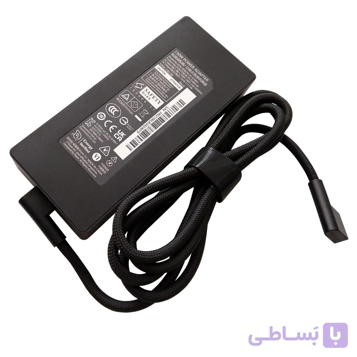 شارژر اورجینال لپ تاپ ریزر Razer 19.5V 11.8A – سر 3Prong