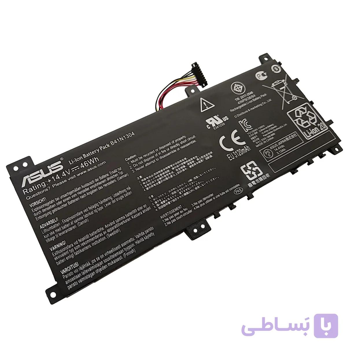 باتری اورجینال لپ تاپ ایسوس Asus K451 V451 B41N1304 — تصویر 1