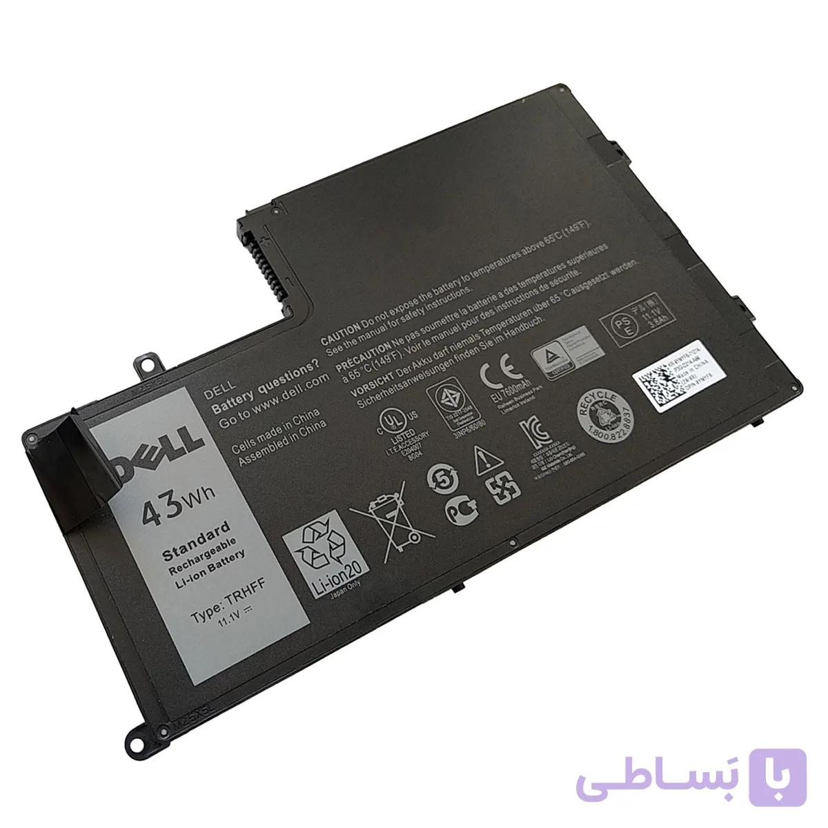 باتری اورجینال لپ تاپ دل Dell Inspiron 5445 5547 TRHFF — تصویر 1
