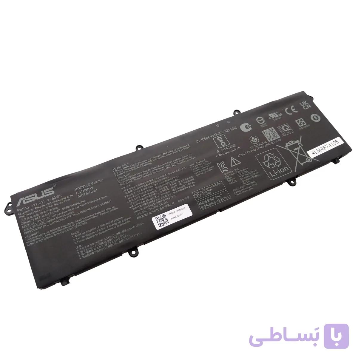 باتری اورجینال لپ تاپ ایسوس Asus VivoBook Pro 14 15 C31N2019