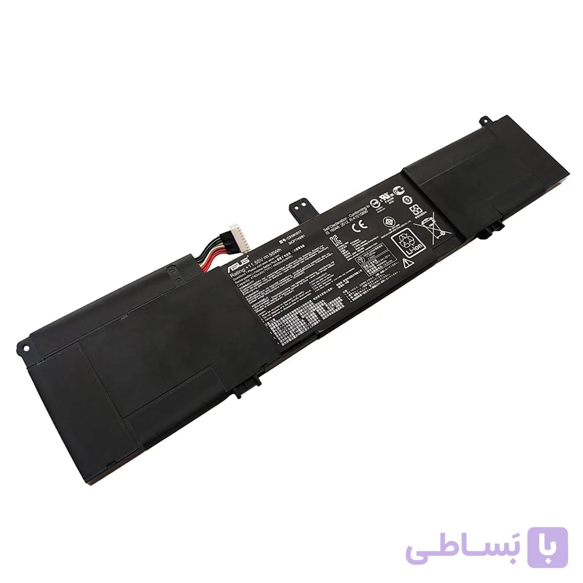 باتری اورجینال لپ تاپ ایسوس Asus TP301 C31N1517