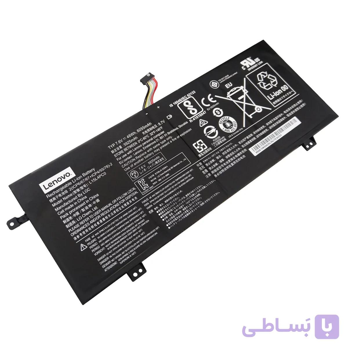 باتری اورجینال لپ تاپ لنوو Lenovo V320 V730 L15L4PC0