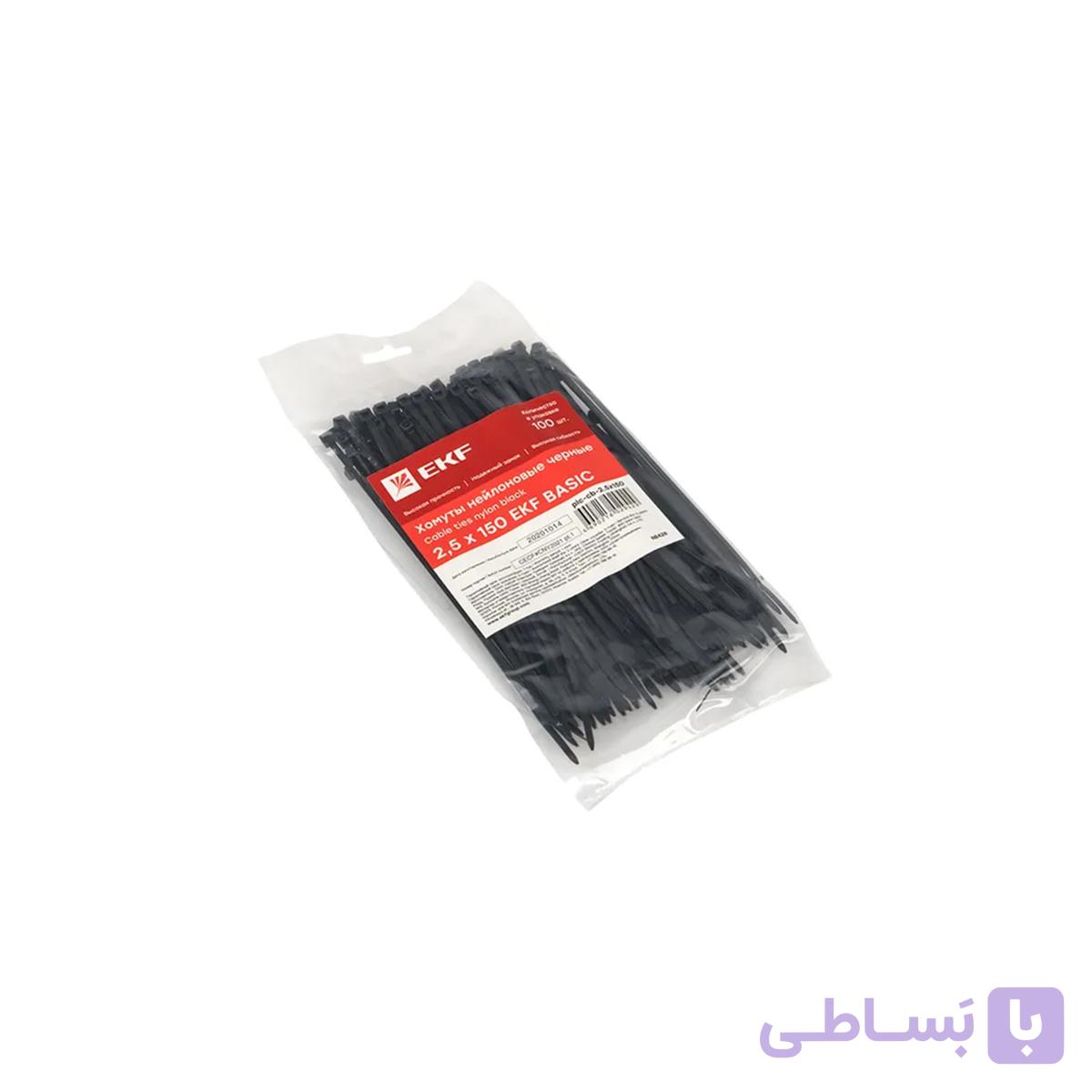 بست کمربندی پلاستیکی EKF مدل PLC-CB-2.5×100 — تصویر 1