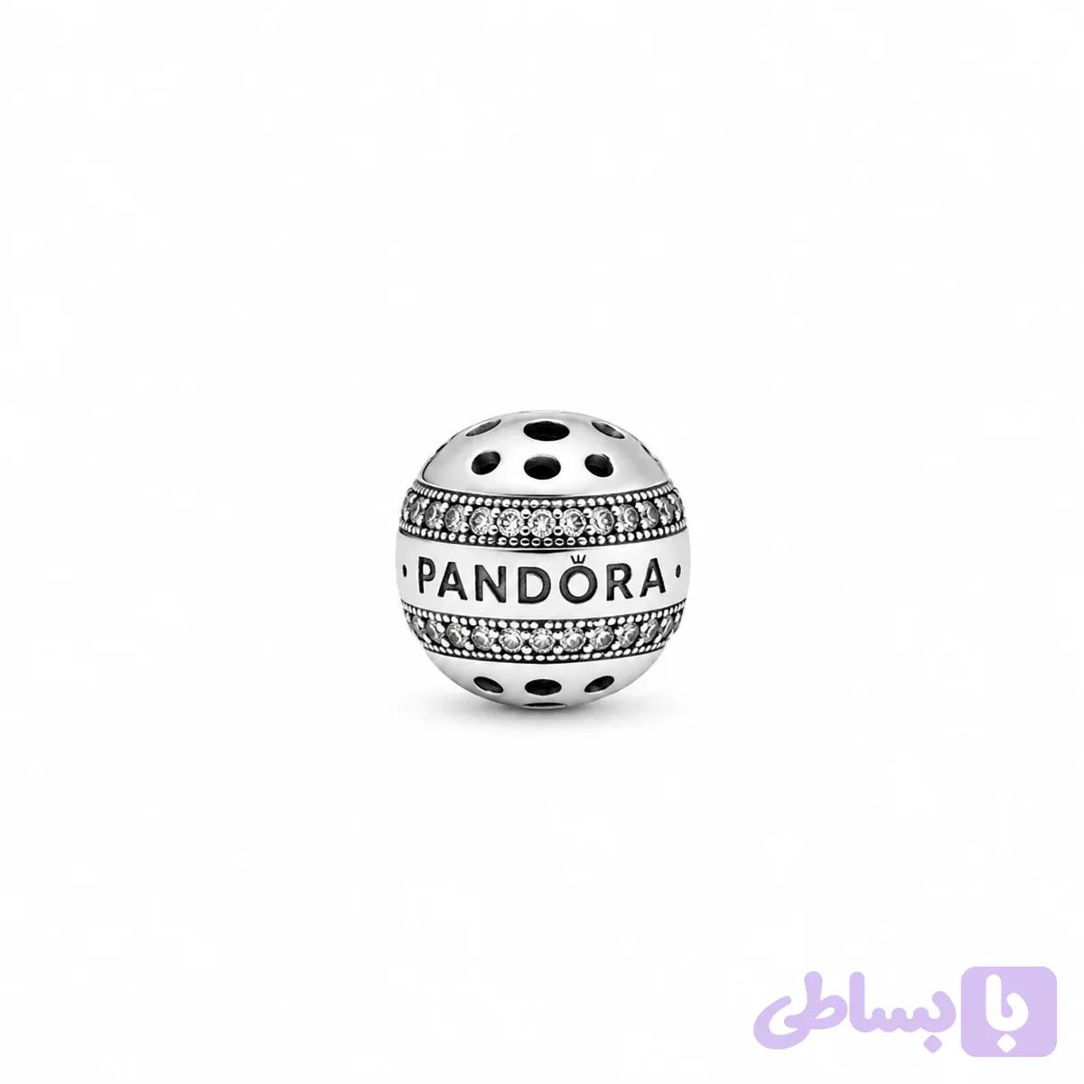 قفل گرد نگین‌دار پاندورا | Pandora Moments Round Sparkling Clasp — تصویر 1