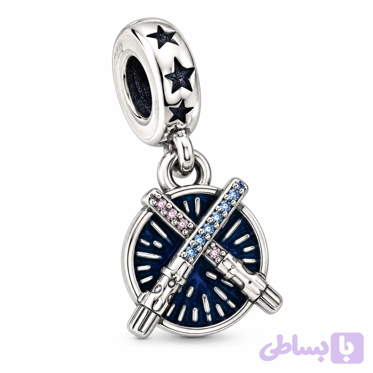 چارم آویز دوگانه شمشیر نوری جنگ ستارگان پاندورا | Pandora Moments — تصویر 1