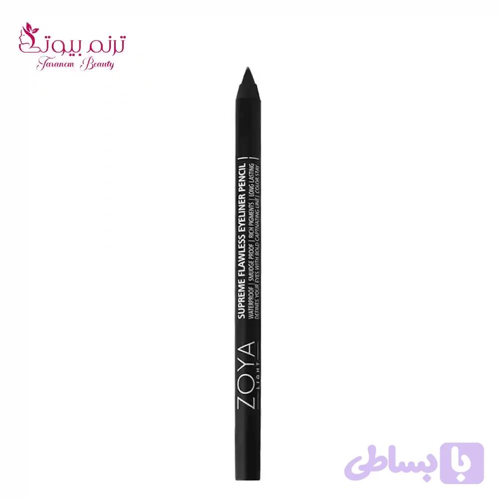 مداد چشم مشکی زویا Zoya مدل Supreme Flawless Eyeliner Pencil — تصویر 1
