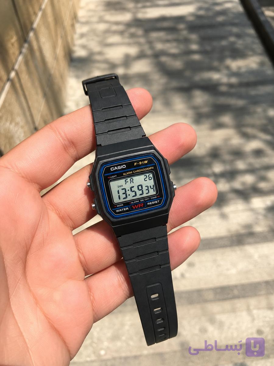 ساعت دیجیتال کاسیو F-91W — تصویر 1
