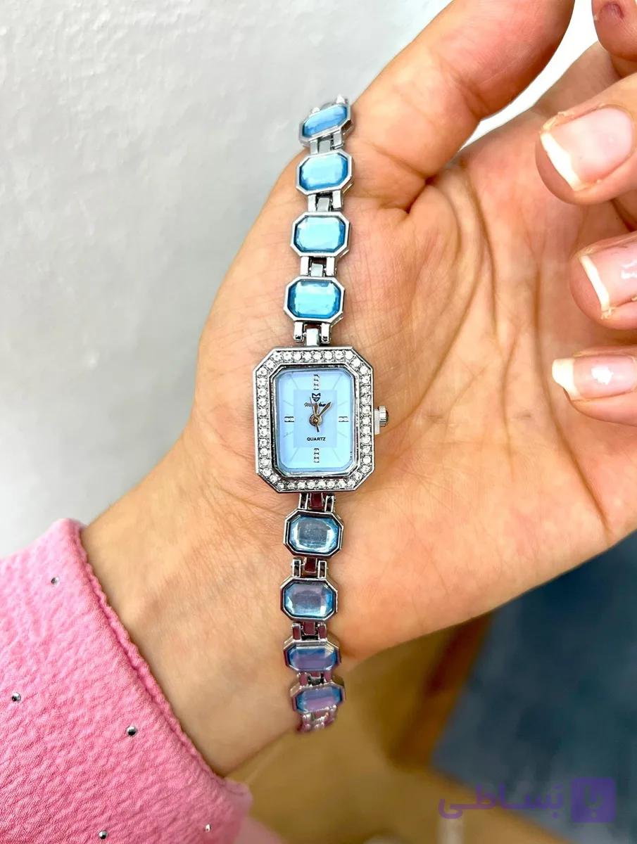 ساعت زنانه نگین دار  Bvlgari Roma