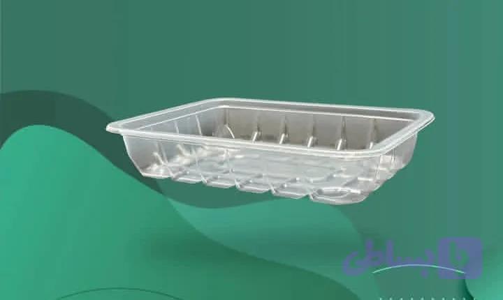 ظرف بسته بندی گوشت وسبزی۴سانت مبین