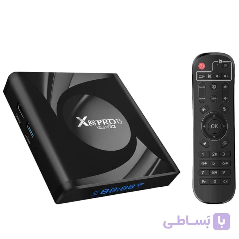 اندروید باکس X88 Pro 13 رم 4 گیگابایت حافظه 64 گیگابایت