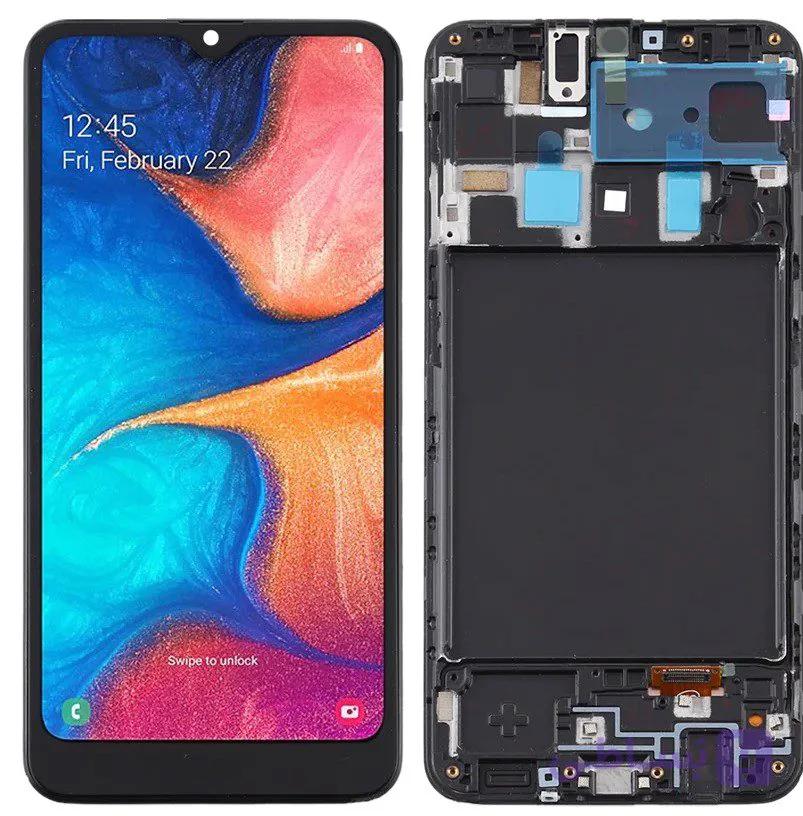 تاچ ال سی دی سامسونگ samsung a20 tft-oled2 + frame