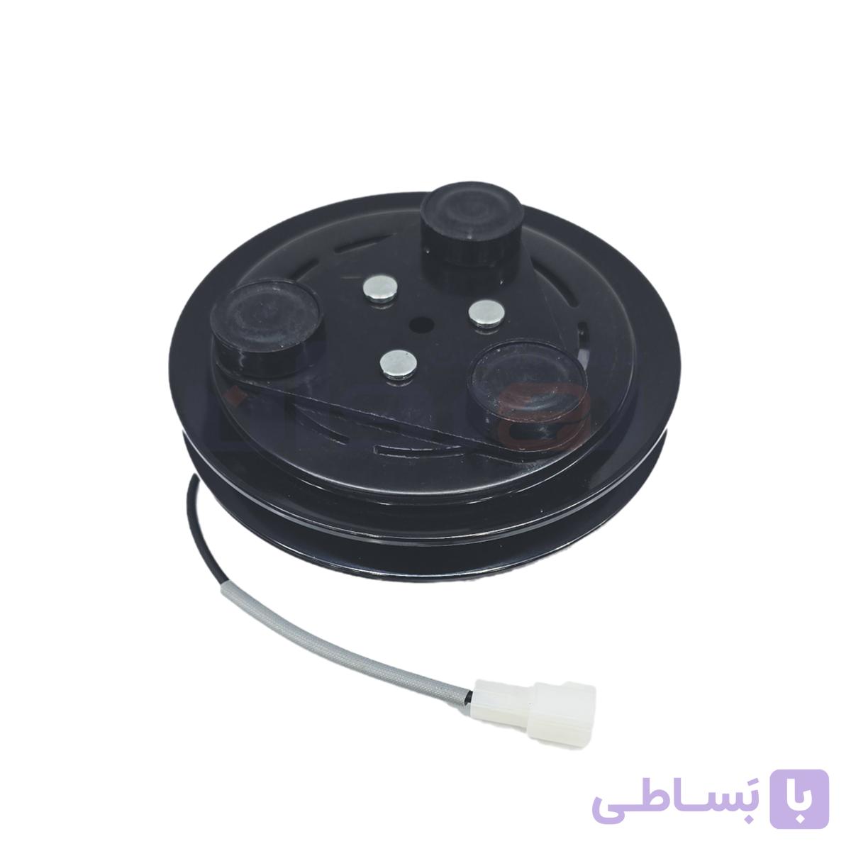 ست کلاچ کامل کمپرسور کولر پراید مدل پاناسونیک تک شیار برند پوکا