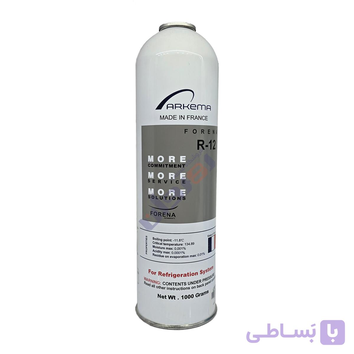 گاز مبرد 1000 گرمی R12 برند آرکما ARKEMA