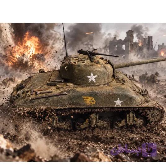 ماکت تانک Sherman M4A1 Medium Tank