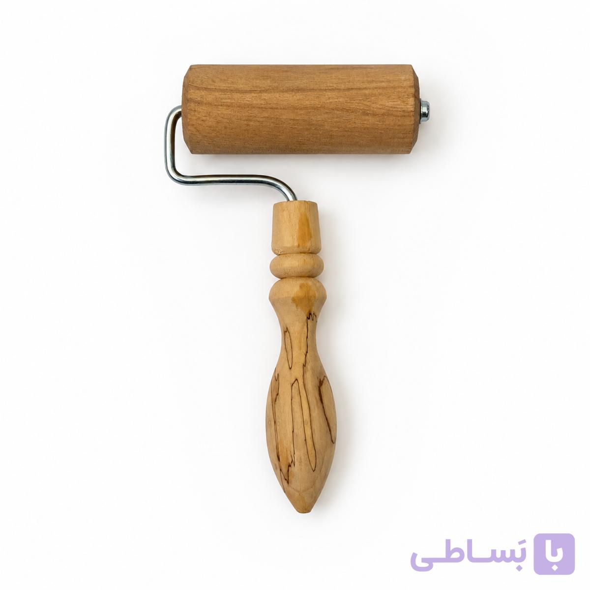 وردنه غلطکی چوبی — تصویر 1