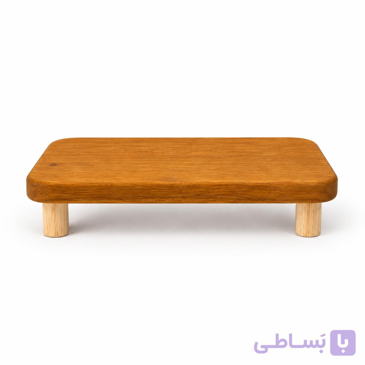 رایزر مستطیل چوبی کوچک — تصویر 1