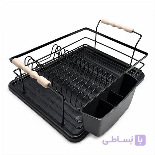 جا ظرفی یک طبقه دسته چوبی — تصویر 1