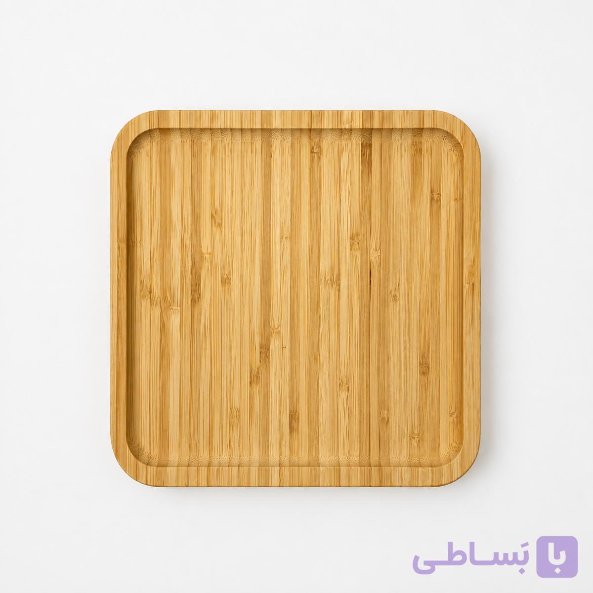 بشقاب مربع بامبو — تصویر 1
