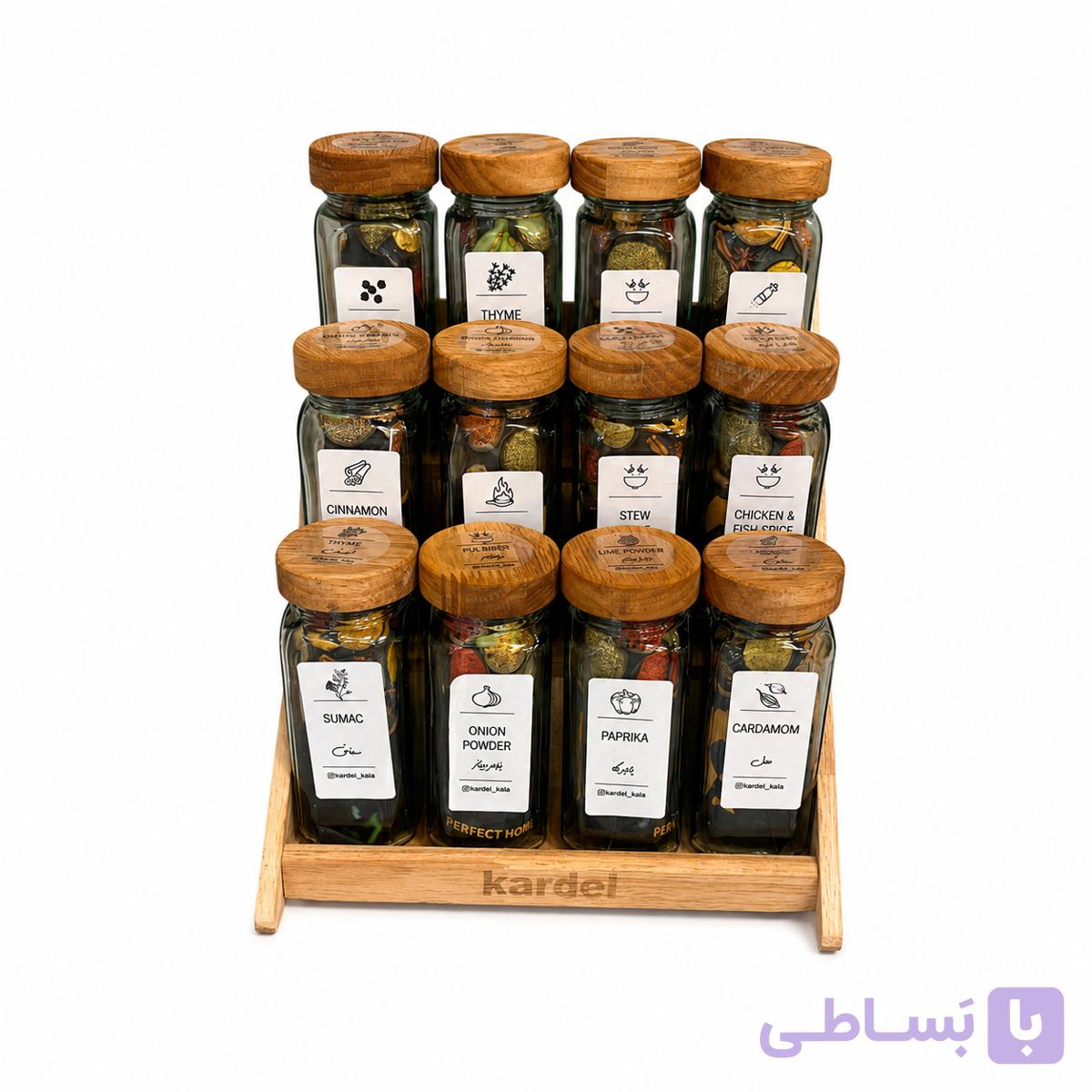 ست جا ادویه 12 عددی دو حالته — تصویر 1
