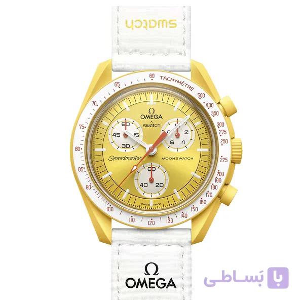 ساعت امگا سواچ خورشید کوارتز کرنوگراف مدل SO33J100 — تصویر 1