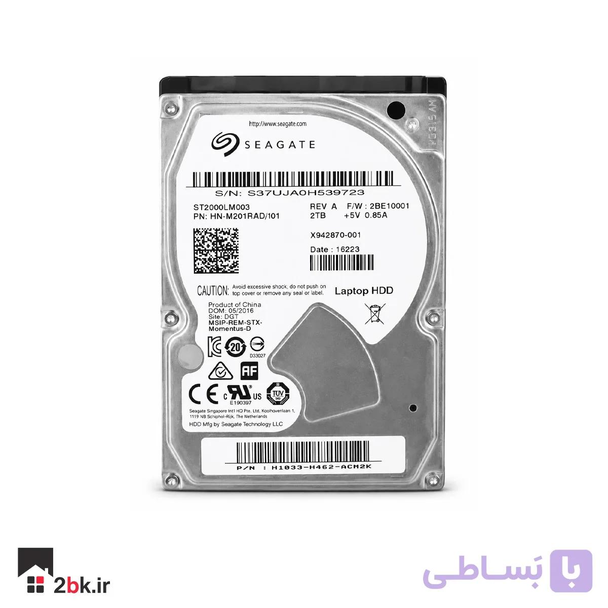هارد اینترنال لپ تاپی 2.5 اینچی 1 ترابایت