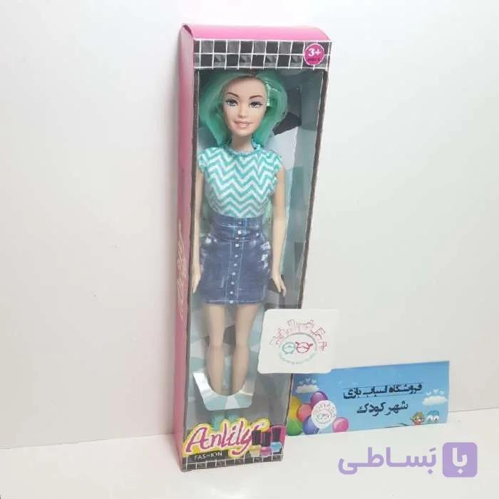 #۱۲۲۸# عروسک مو حرارتی – رنگ سبز – anlily fashion girl