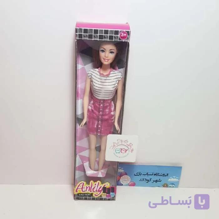 #۱۲۳۰# عروسک مو حرارتی – رنگ صورتی – anlily fashion girl