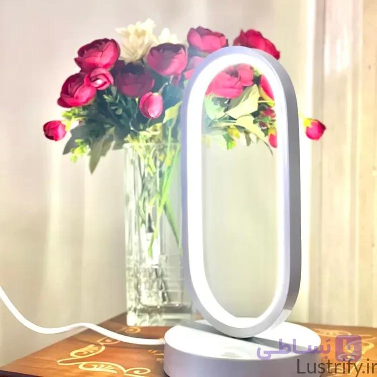 آباژور رومیزی مدرن مدل بیضی — تصویر 1