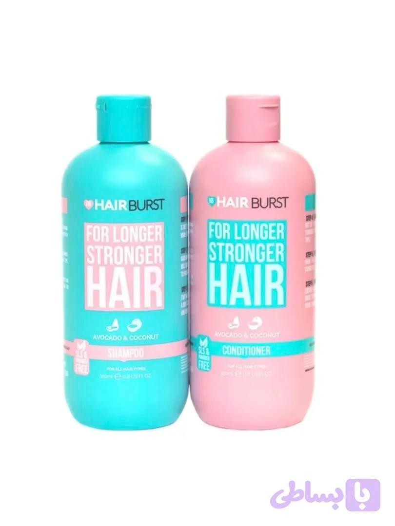 پک شامپو و نرم‌کننده مو هیر‌برست | Hairburst For Longer Stronger Hair Shampoo & Conditioner Duo — تصویر 1