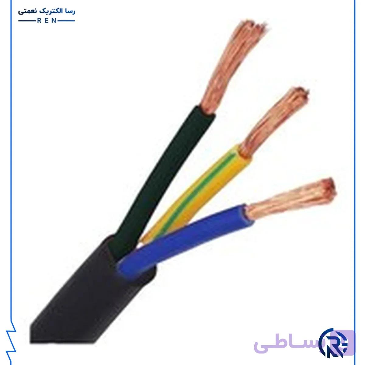 کابل ۶×۳ افشان مسینا ایمن کابل