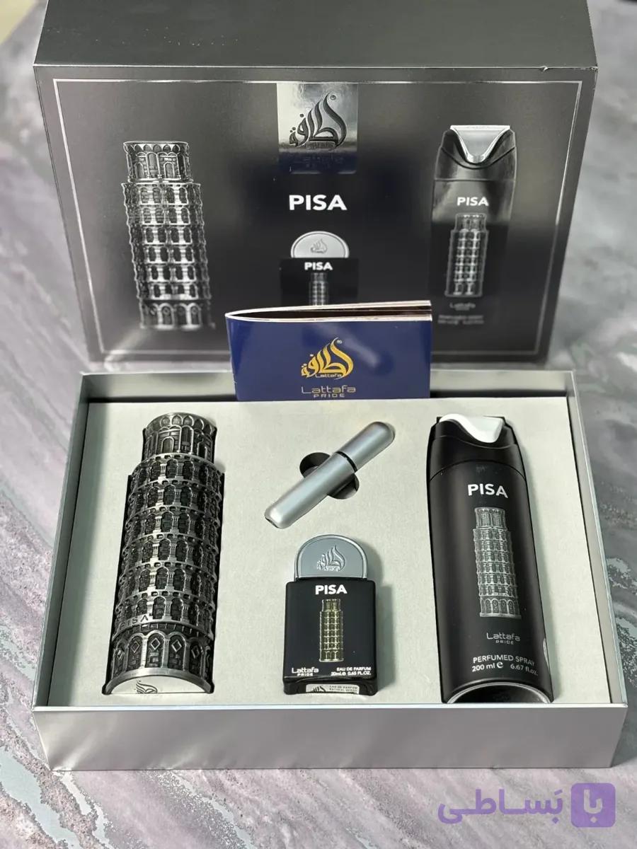 پک هدیه عطر و ادکلن لطافه Lattafa Pride PISA — تصویر 1