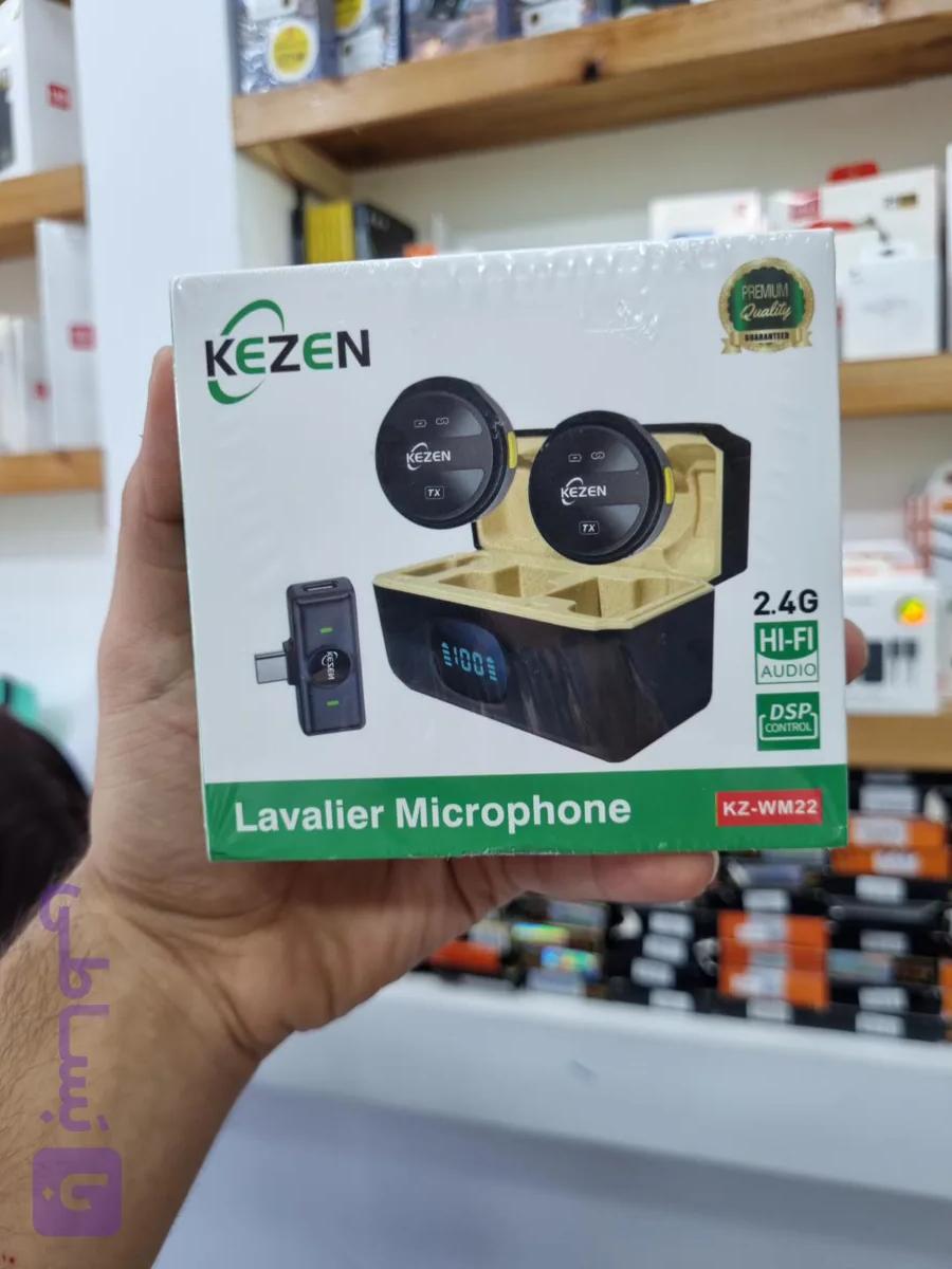 میکروفون یقه‌ای بی‌سیم KEZEN KZ-WM22