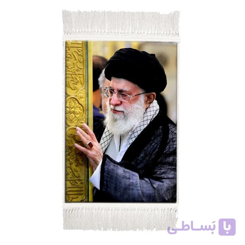 فرش ماشینی دیوارکوب طرح رهبر شهید امام خامنه ای