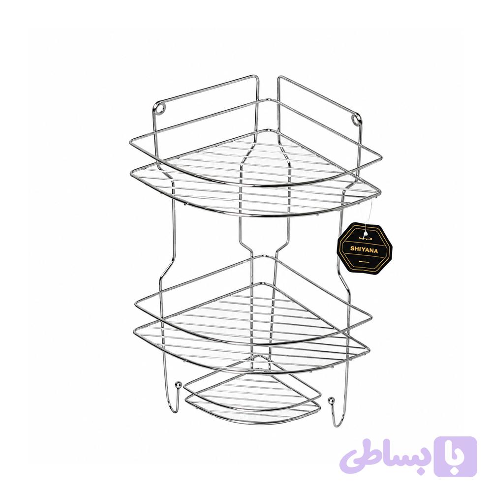 استند حمام 2 طبقه مروارید (استیل)